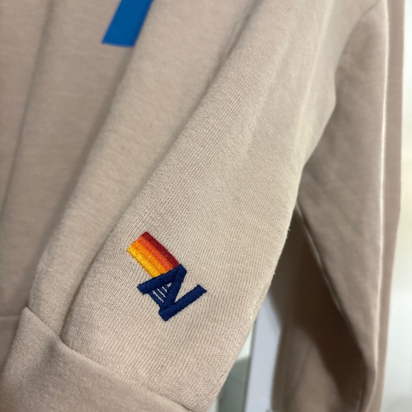 Aviator Nation Logo Relaxed Crew Sweatshirt Unisex Small - Picture 2 of 5